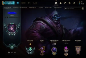 CONTA LOL PLATINA IV BARATA + 68 SKINS - League of Legends