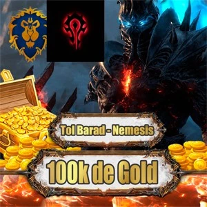 Gold wow - 100k Nemesis/TolBarad - Blizzard