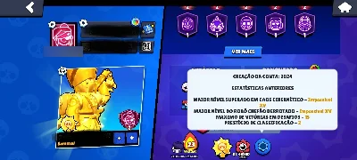 Vendo Conta Mestres - Brawl Stars