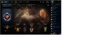2 contas, uma com MMrAlto, e outra com varias skins! - League of Legends LOL