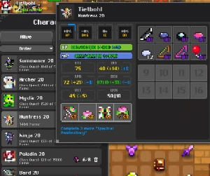 Conta ROTMG Pet Divino Combinação Prf (Realm of The Mad God) - Outros