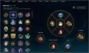 Conta Platina lv 405 + 148 Skins + Todos os campeões - League of Legends LOL