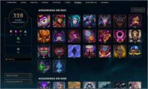 Conta Platina lv 405 + 148 Skins + Todos os campeões - League of Legends LOL