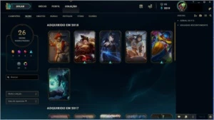 Conta League of Legends prata 4 LOL