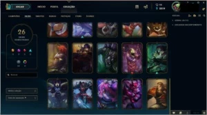 Conta League of Legends prata 4 LOL