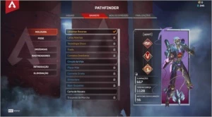 Conta Herança Wraith (KUNAI) (PC) - Apex Legends