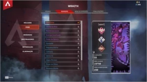 Conta Herança Wraith (KUNAI) (PC) - Apex Legends