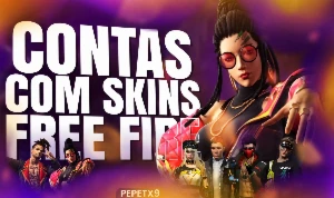 Conta Com Angelical Vermelha - Free Fire