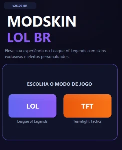 Mod Skin LoL e TFT / Skin Changer LoL e TFT - League of Legends