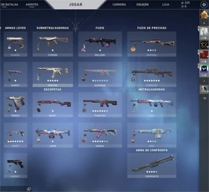 Conta de vava cheia de skin no preço - Valorant