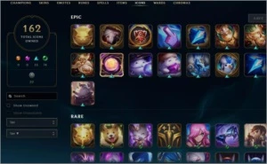 CONTA - 708 SKINS - LEAGUE OF LEGENDS LOL