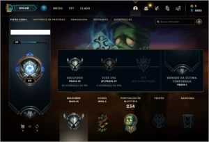 Conta prata 3 com 27 skins e 56 champs - League of Legends LOL
