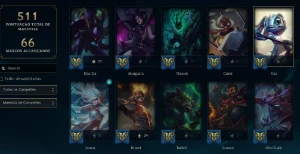 FULL ACESSO LVL 258 - 257 Skins - 163 Champions -2700 RP - League of Legends LOL
