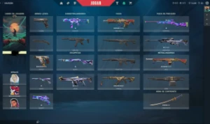 Conta valorant com várias Skins