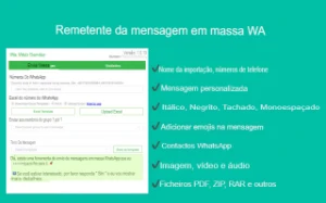 Mass  [conteúdo removido] App Sender Envios em Massa + Licenças de 2 Ano - Outros
