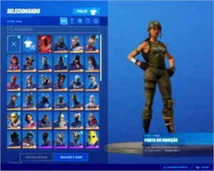Vendo conta de for-tnite da season 1 Rara Cavaleiro negro - Fortnite
