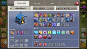 Conta Clash of Clans CV 12 CC 10 Barato