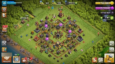 Clash of Clans CV11 | CV10 FULL | 2,9K Gemas | Antiga