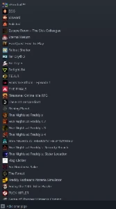 Conta Steam com 253 jogos