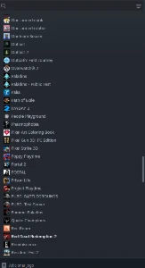 Conta Steam com 253 jogos