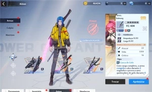 CONTA LVL 47 - 11 ARMAS SSR (NEMESIS E FRIGG QUASE C2) - Tower of Fantasy