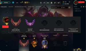 Conta Lol- Elo Mestre + Gm Flex | Skins + Acesso Completo - League of Legends