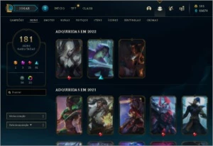 Conta Valorant + League of Legends com MUITAS SKINS LOL