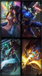 conta league of legends low level LOL