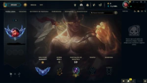 Conta diamante 1 ( MESTRE DECAY ) - League of Legends LOL