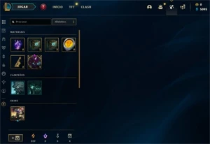 CONTA SMURF LOL SKIN LENDÁRIA - League of Legends