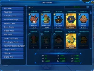 Conta Server Lucemon - Digimon Masters Online DMO