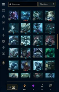 CONTA RARA - ELO MESTRE COM MUITAS SKINS - League of Legends LOL