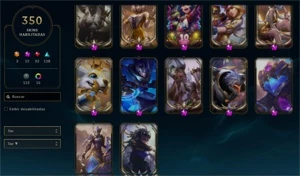 CONTA RARA - ELO MESTRE COM MUITAS SKINS - League of Legends LOL