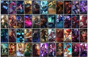 Conta bronze 1 com TODOS os champs e 222 Skins (Nivel 509) - League of Legends LOL