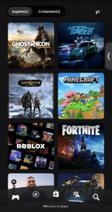 Conta ps4 com 50 jogos digitais e 200 em catalgo da psn - Outros