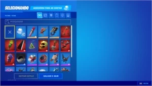 CONTA FORTNITE ARENA DIVISÃO 7 / EPIC GAMES COM VÁRIOS JOGOS