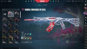 Conta full acesso platina 3 com phantom nocturnum e + skins - Valorant