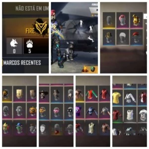 CONTA INICIANTE NÍVEL 8 - Free Fire