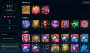 CONTA LOL COM 100 SKINS - League of Legends