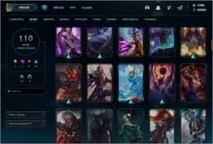 Conta de league of legends 110 skins todos os campeões LOL