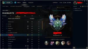 Vendo conta Diamante, 69 Champs, 29 Skins(raras,legado,etc) - League of Legends LOL