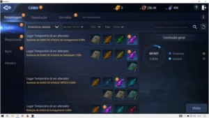 Conta mir4 SV SA22 Warrior com pavão vermelho!