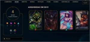 Conta lol platina 3 - League of Legends