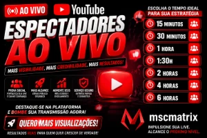 Espectadores Ao Vivo Youtube – Impulsione Sua Live Agora! - Assinaturas e Premium
