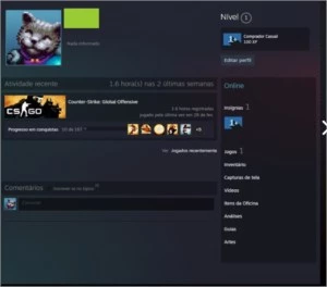 Vendo Conta Steam com CSGO PRIMER - Counter Strike