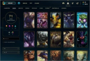 Conta de League of Legends LOL