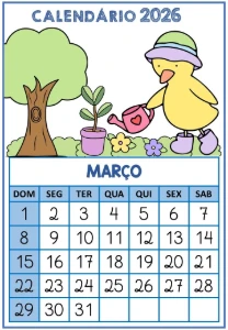 Calendário 2026, Boobie Goods, PNG