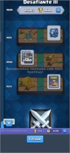 CONTA CLASH ROYALLE DESAFIANTE 12 - Clash Royale