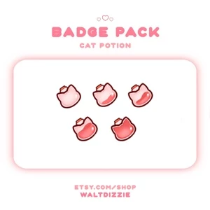 Cat Potion Badge/Distintivo (Twitch)