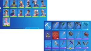 CONTA FORTNITE RARÍSSIMA S3,S4,TRAVIS SCOTT, GALAXY, IKONIK